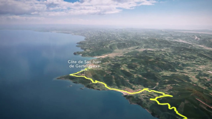 Ver el vídeo del recorrido de la 1ª etapa de Tour de Francia Imagen del vídeo del recorrido de la primera etapa del Tour de France